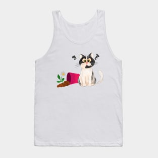 Cute angry cat Tank Top